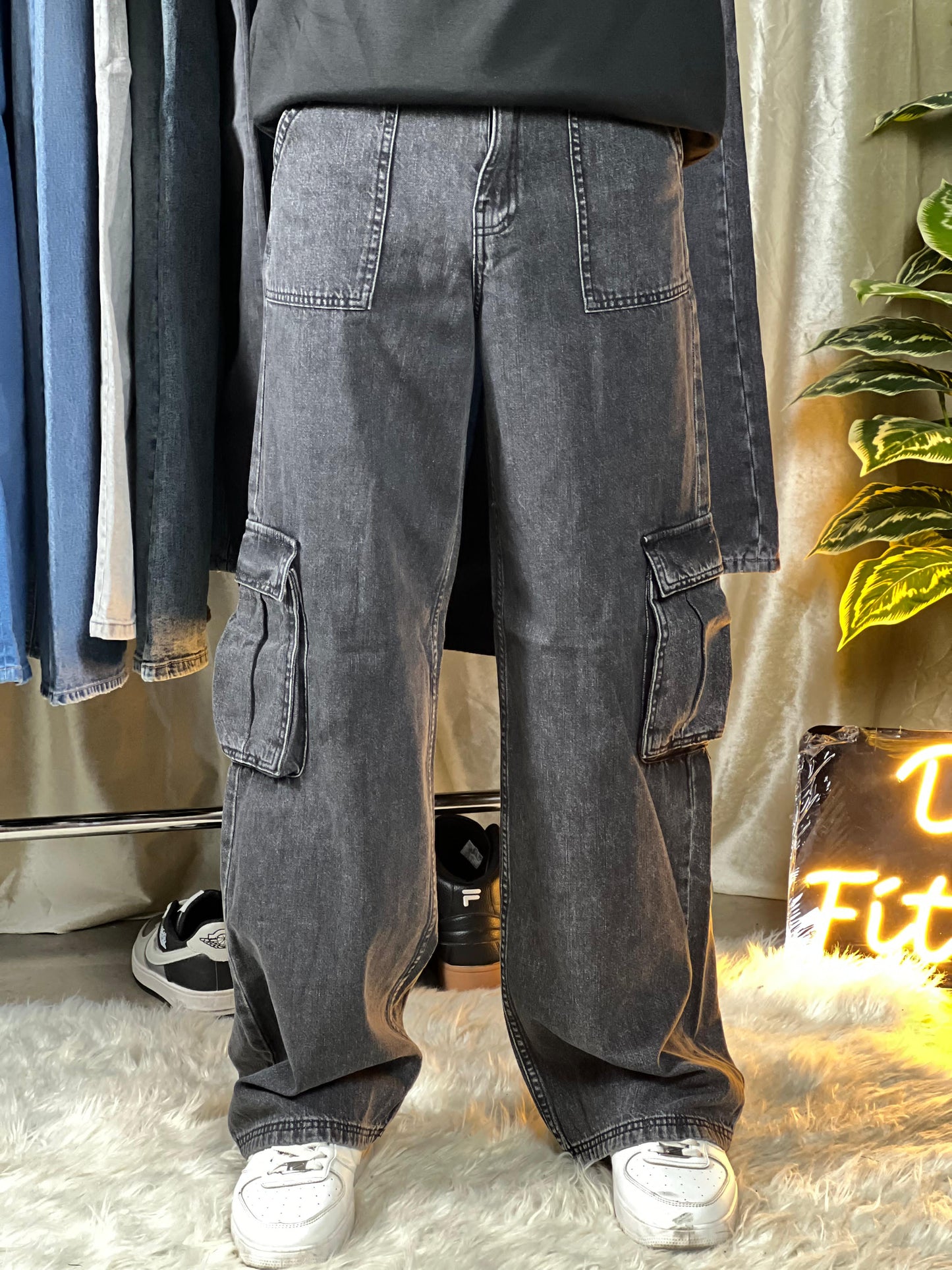 Drop Six Denim Baggy Jeans