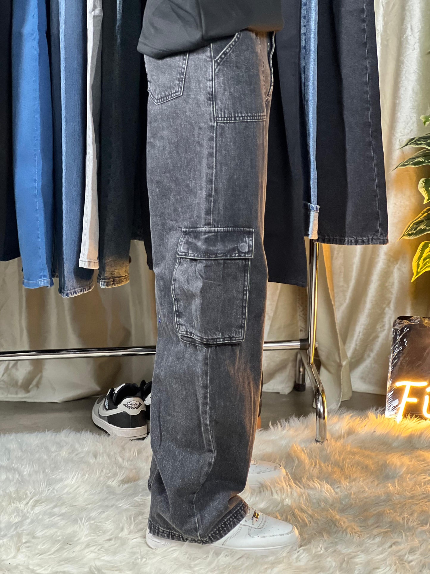 Drop Six Denim Baggy Jeans