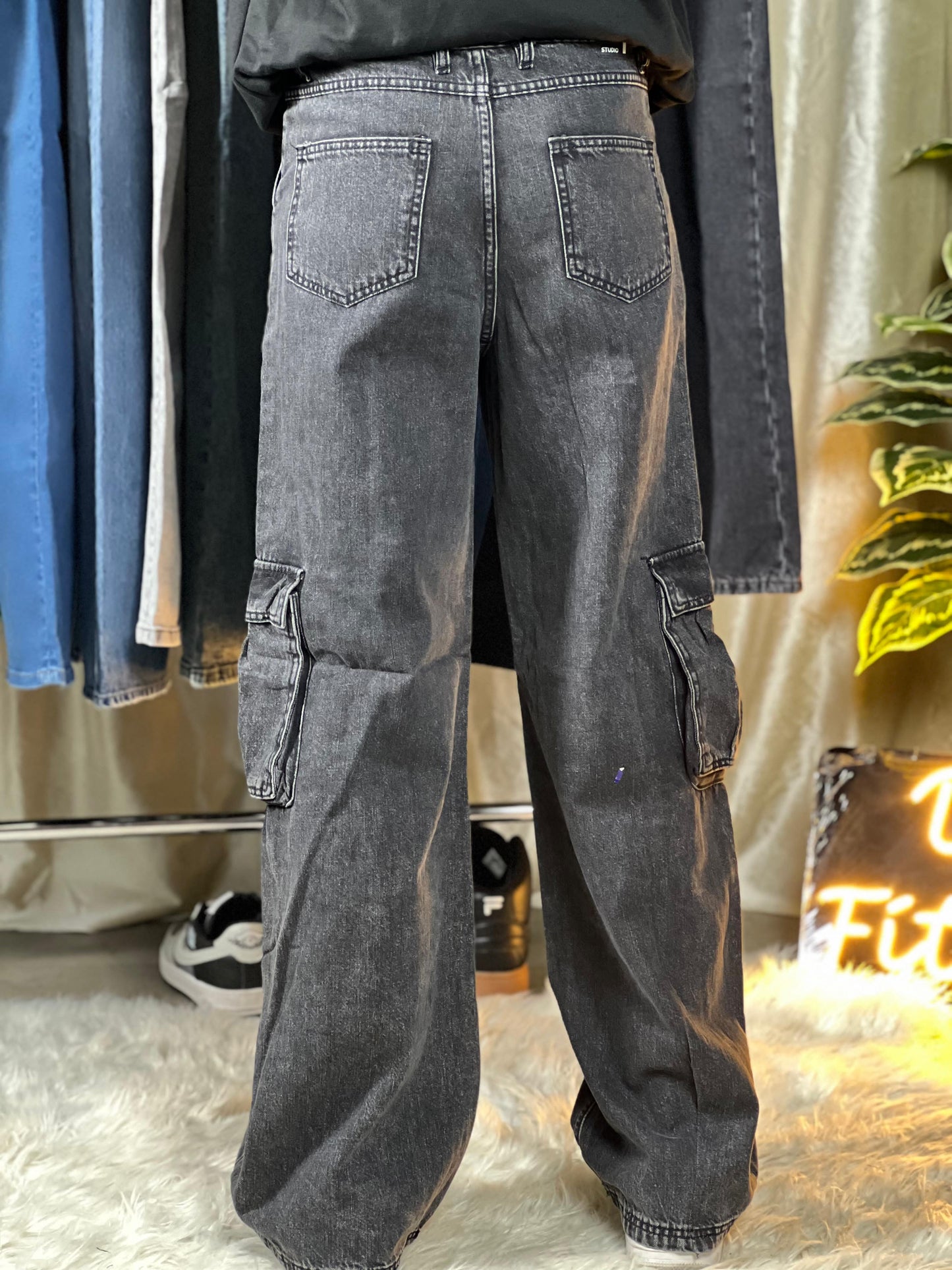 Drop Six Denim Baggy Jeans