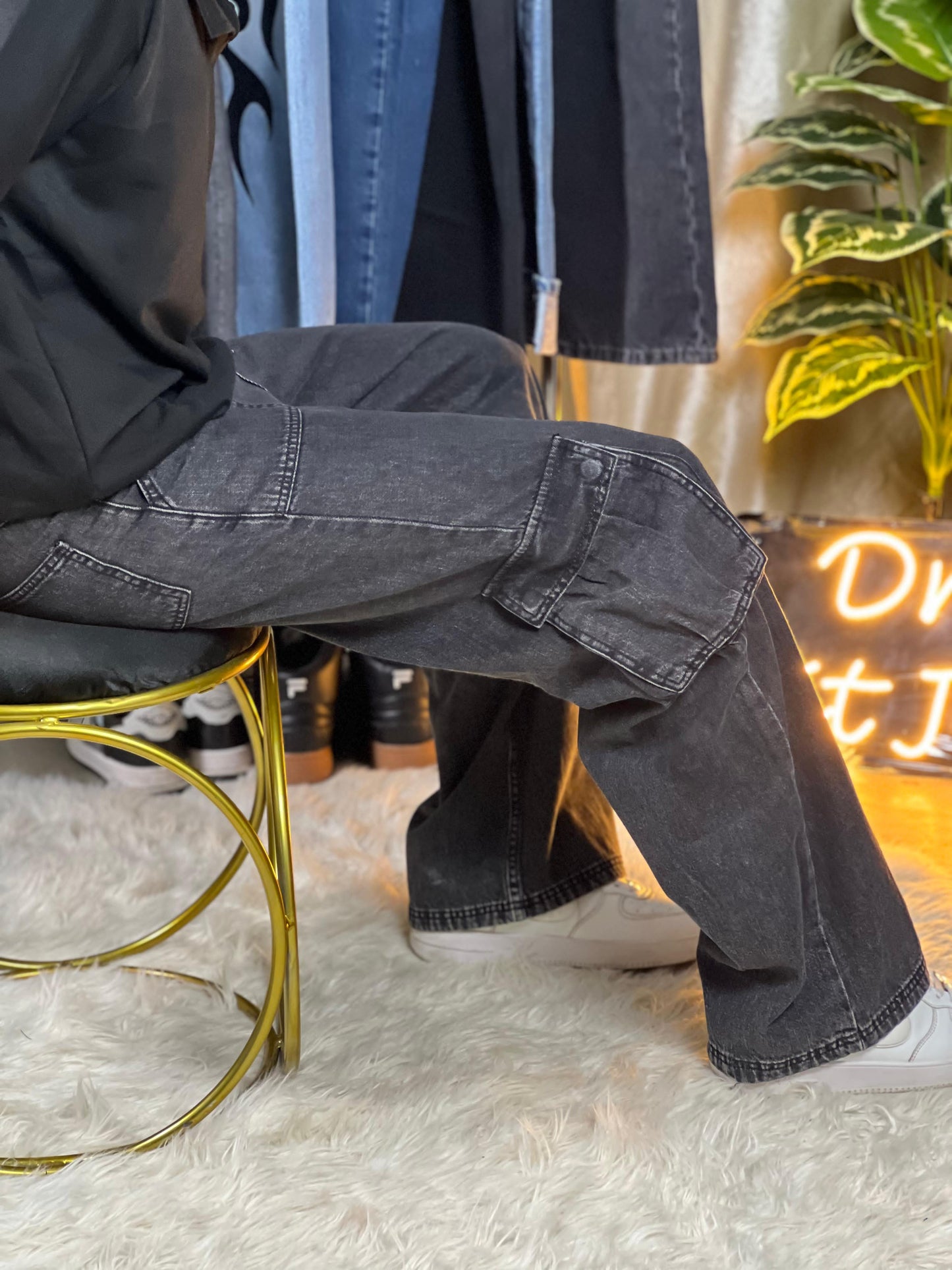 Drop Six Denim Baggy Jeans