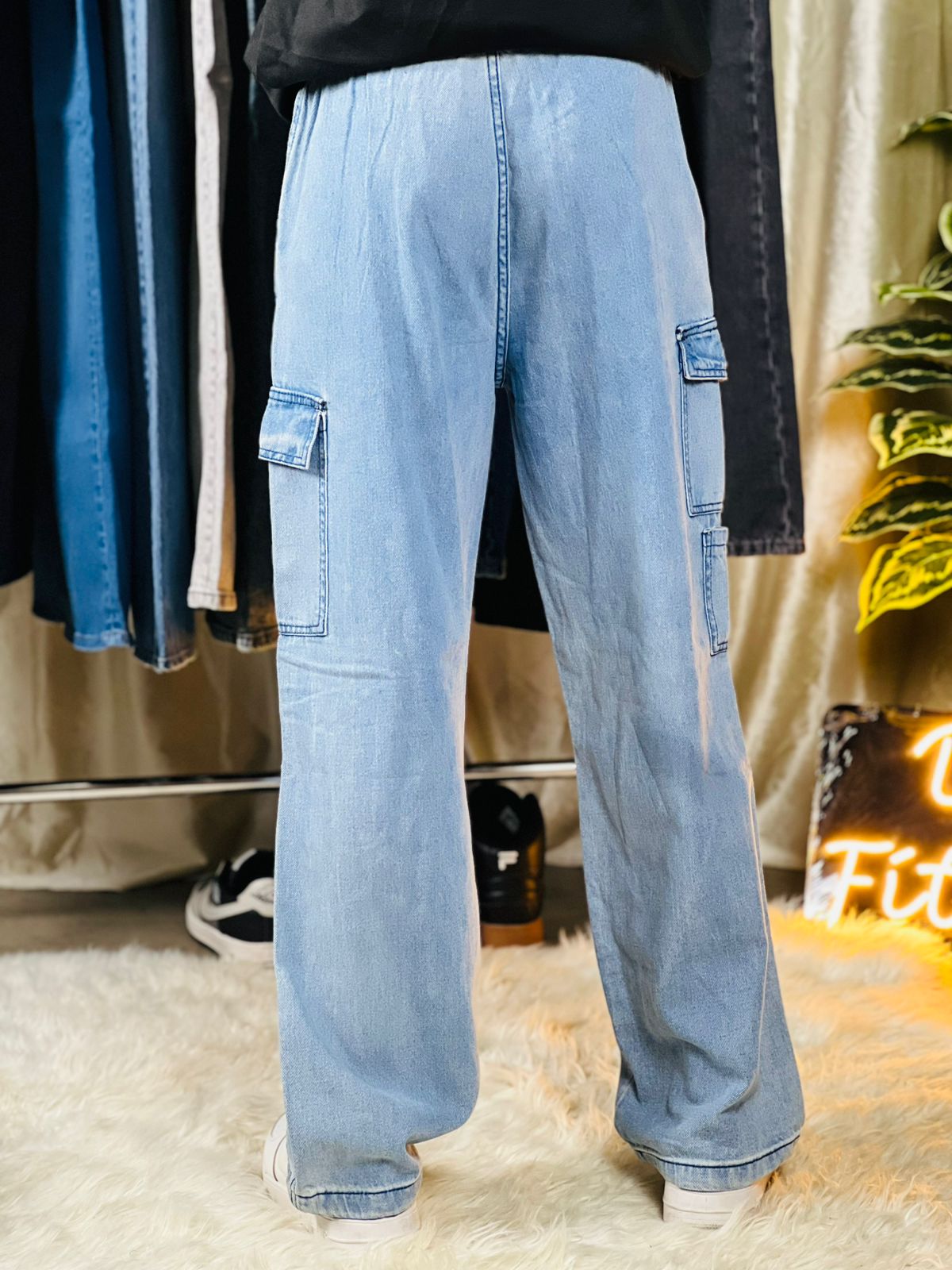 Drop Six Denim Baggy Jeans