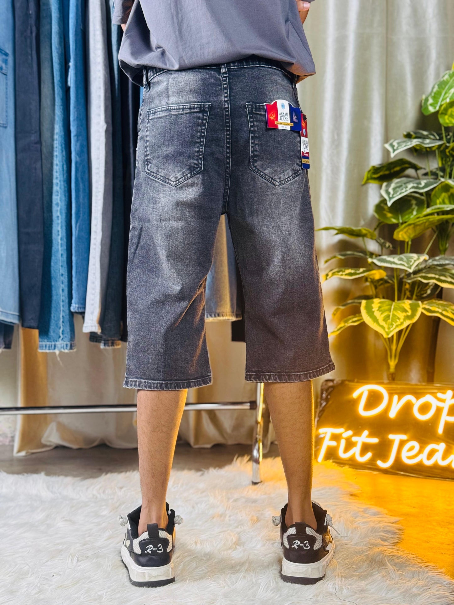 Drop Cut Premium Fire Jeans.